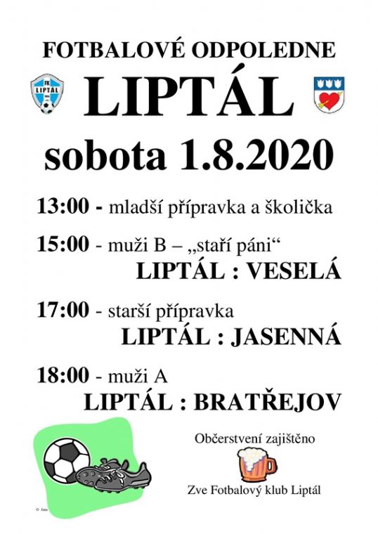 fotbalové odpoledne fotbalové odpoledne